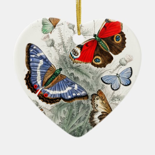  Butterflies Keramisch Ornament (Voorkant)