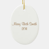 Butterflies Keramisch Ornament (Achterkant)