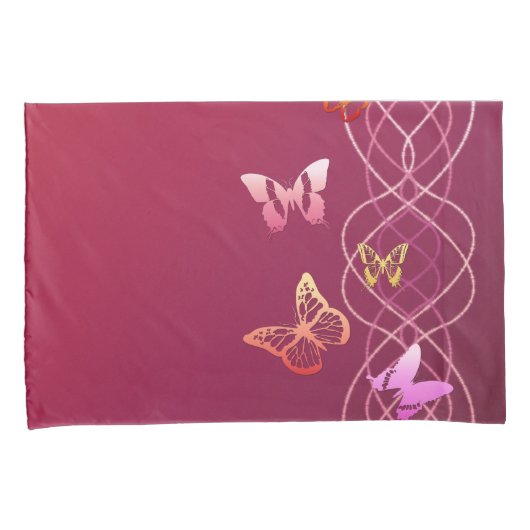 Butterflies Kussensloop (Voorkant-Rechts)