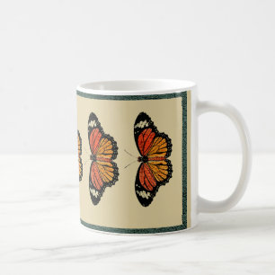 Butterflies Lente Prachtige Natuur Cute Koffiemok