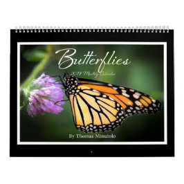 Butterflies Maandelijkse kalender 2019 door Tom Mi