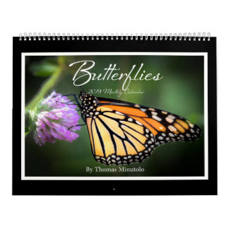 Butterflies Maandelijkse kalender 2019 door Tom Mi