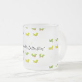 Butterflies Matglas Koffiemok (Voorkant rechts)