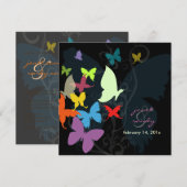 Butterflies, meerdere kleuren kaart (Voorkant / Achterkant)