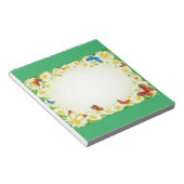 Butterflies met Daisies Notitieblok (Schuin)