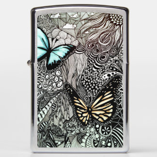 Butterflies met zwart en wit design