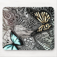 Butterflies met zwart en wit design