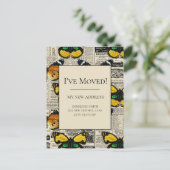  Butterflies Newspaper Briefkaart (Staand voorkant)