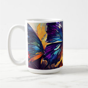 Butterflies Oil Painting Style design10 Coffee Mok