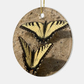 Butterflies on the Beach Keramisch Ornament (Links)