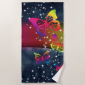 Butterflies op Rainbows Strandlaken (Voorkant)