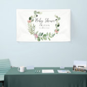 Butterflies over Baby shower banner (Beurs)