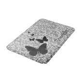 Butterflies over Tegels Design Bath Mat (Gekanteld)