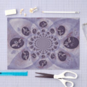 Butterflies Paarse  Abstracte Hippie Boho Tissuepapier (Craft)