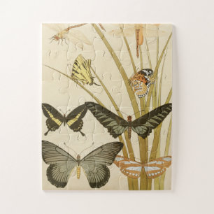 Butterflies Papillons Illustratie Art Legpuzzel