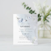 Butterflies Paradise Waterverf WEDDING Invitation (Staand voorkant)