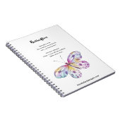Butterflies - Poetry - Jessica Fuqua - Notitieboek (Rechterzijde)