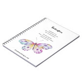 Butterflies - Poetry - Jessica Fuqua - Notitieboek (Linkerzijde)