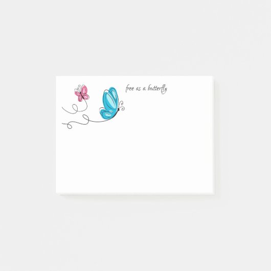 Butterflies Post Note Notes (Voorkant)
