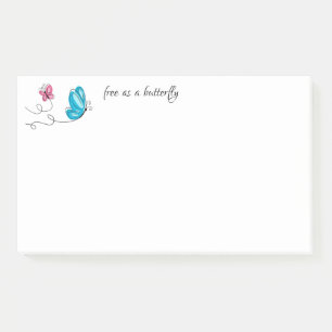 Butterflies Post Note Notes