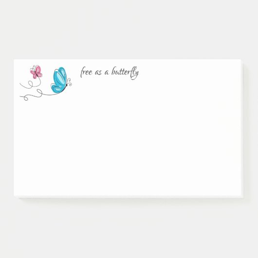Butterflies Post Note Notes (Voorkant)