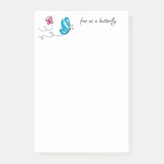 Butterflies Post Note Notes (Voorkant)