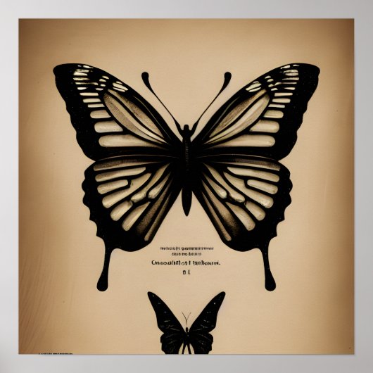  Butterflies Poster (Voorkant)