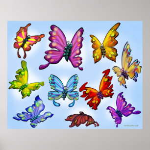 Butterflies Poster