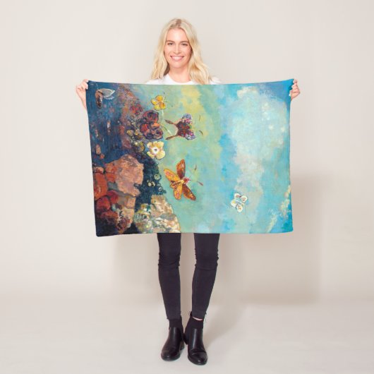 Butterflies, Redon Fleece Deken (In situ)