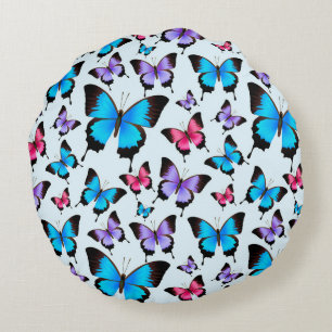 Butterflies Rond Kussen