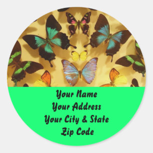 Butterflies Ronde Sticker
