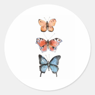 Butterflies Ronde Sticker