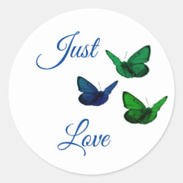 Butterflies Ronde Sticker