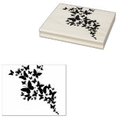 Butterflies Rubber Stempel (Gestempeld)