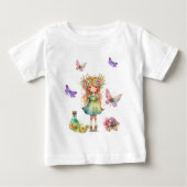 Butterflies schattige fee en bloemen (Voorkant)