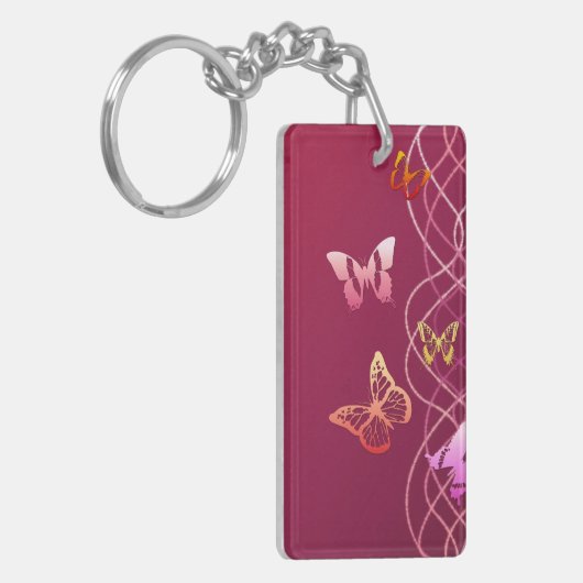 Butterflies Sleutelhanger (Voorkant Links)