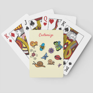 Butterflies Snagels snijdt Thunder_Cove Pokerkaarten