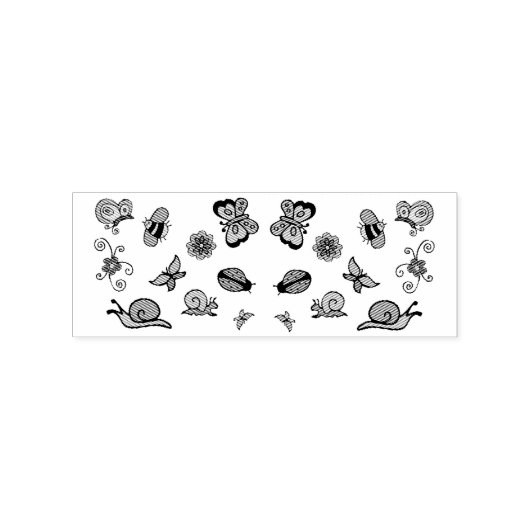 Butterflies Snagels snijdt Thunder_Cove Rubberstempel (Afrduk)