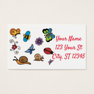 Butterflies Snagels snijdt Thunder_Cove Visitekaartje