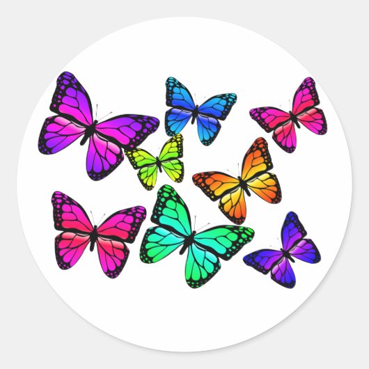 Butterflies Sticker (Voorkant)