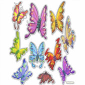 Butterflies Sticker (Voorkant)