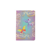 Butterflies & Swirls *Read Designer Note* Pocket Moleskine Notitieboekje (Voorkant)