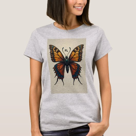 butterflies t-shirt (Voorkant)