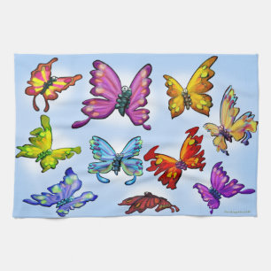Butterflies Theedoek
