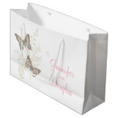 Butterflies trouwbride en grooms cadeautas (Voorkant Gekanteld)