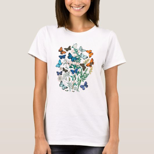 BUTTERFLIES VAN NATUUR T-SHIRT (Voorkant)