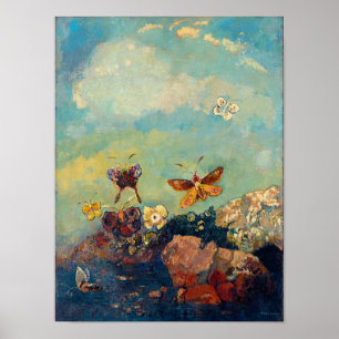 Butterflies van Redon Fine Art Poster