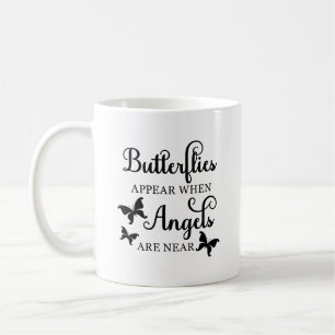 Butterflies verschijnen wanneer Angels dichtbij zi Koffiemok