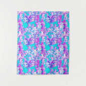 Butterflies, Violet en Tturquoise Wandkleed (Voorkant)