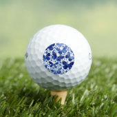 Butterflies Waterverf Blue Golfballen (Insitu Shirt)